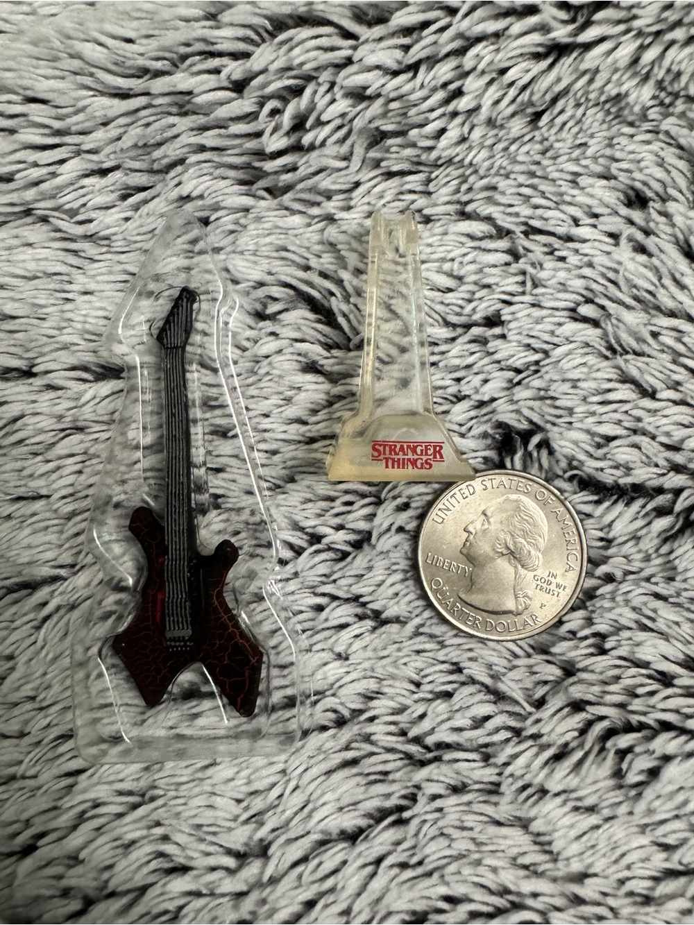 BRAND NEW- Zuru Mini Stranger Things Mini Guitar Collectible with Stand